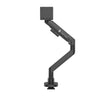 Thinking Works 2:22 Curve single monitor arm in matte black, studio product view