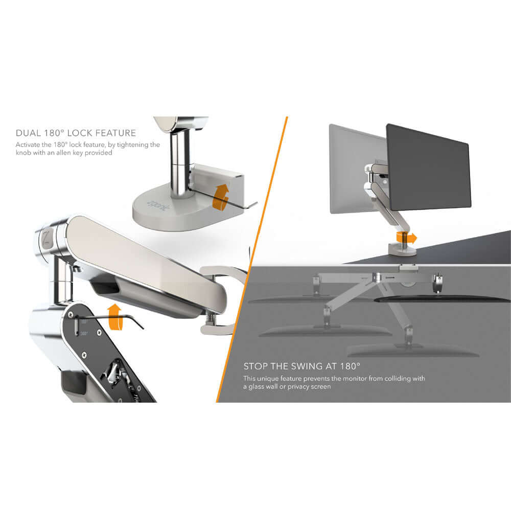 Zgonic ZG1 Monitor Arm Convenience and Ease of Installation