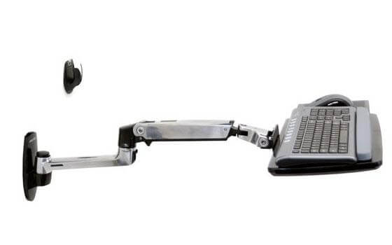 LX Sit-Stand Wall Mounted Keyboard Arm - Ergonomics Now