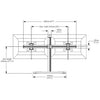 Visidec Freestanding Double Horizontal