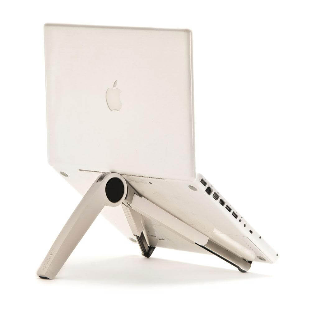 Laptop Ipad Holder COD】 GOOJODOQ Laptop Stand Adjustable Foldable