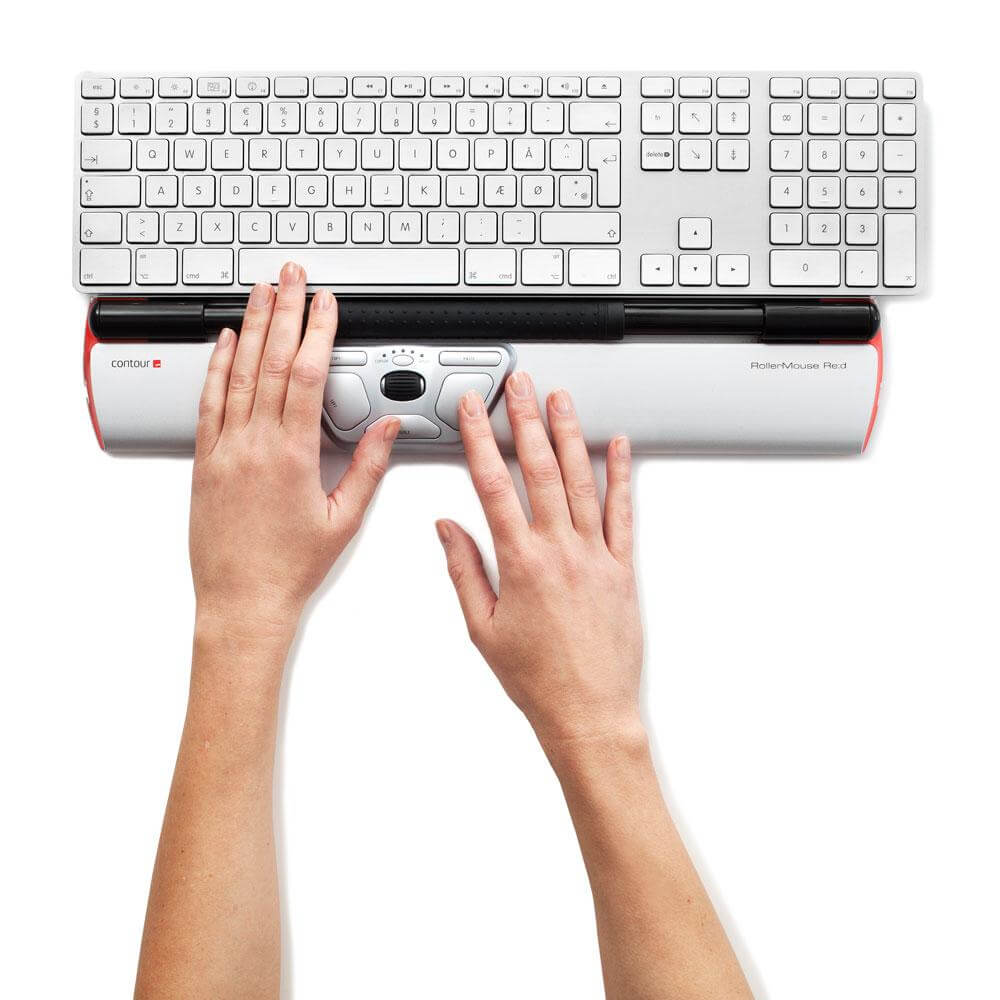 Roller Mouse Features Contour RollerMouse Red: Ergonomic & Precise Cursor Control ...