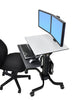 WorkFit-C Dual Sit-Stand Workstation