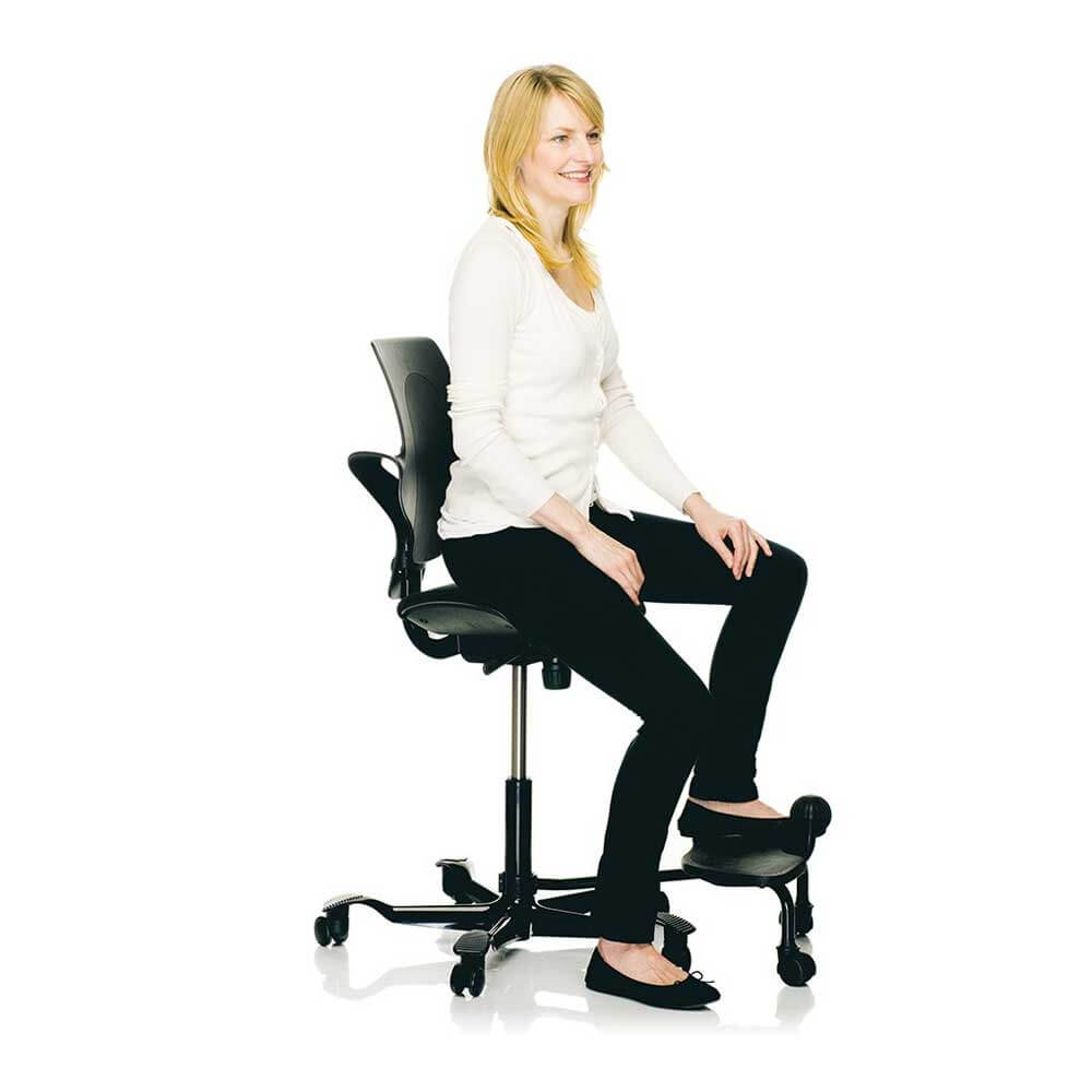 HAG Step Up - Footrest with Foot Plate and Ball - Ergonomics Now