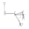 Hospital LCD Arm HA327