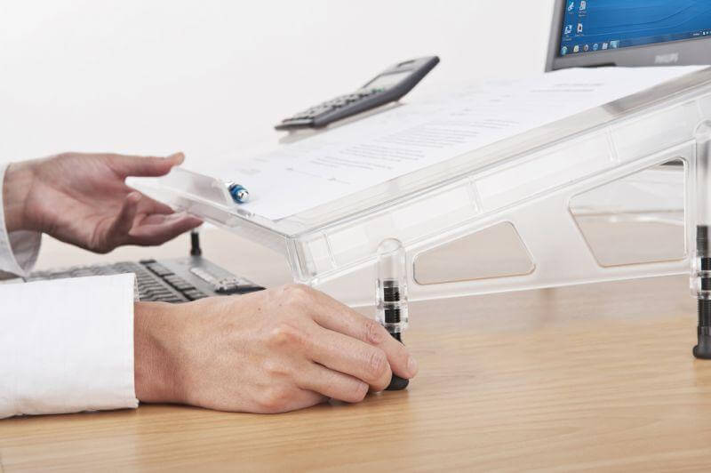 Microdesk - Portable, Lightweight, Translucent Writing Slope ...
