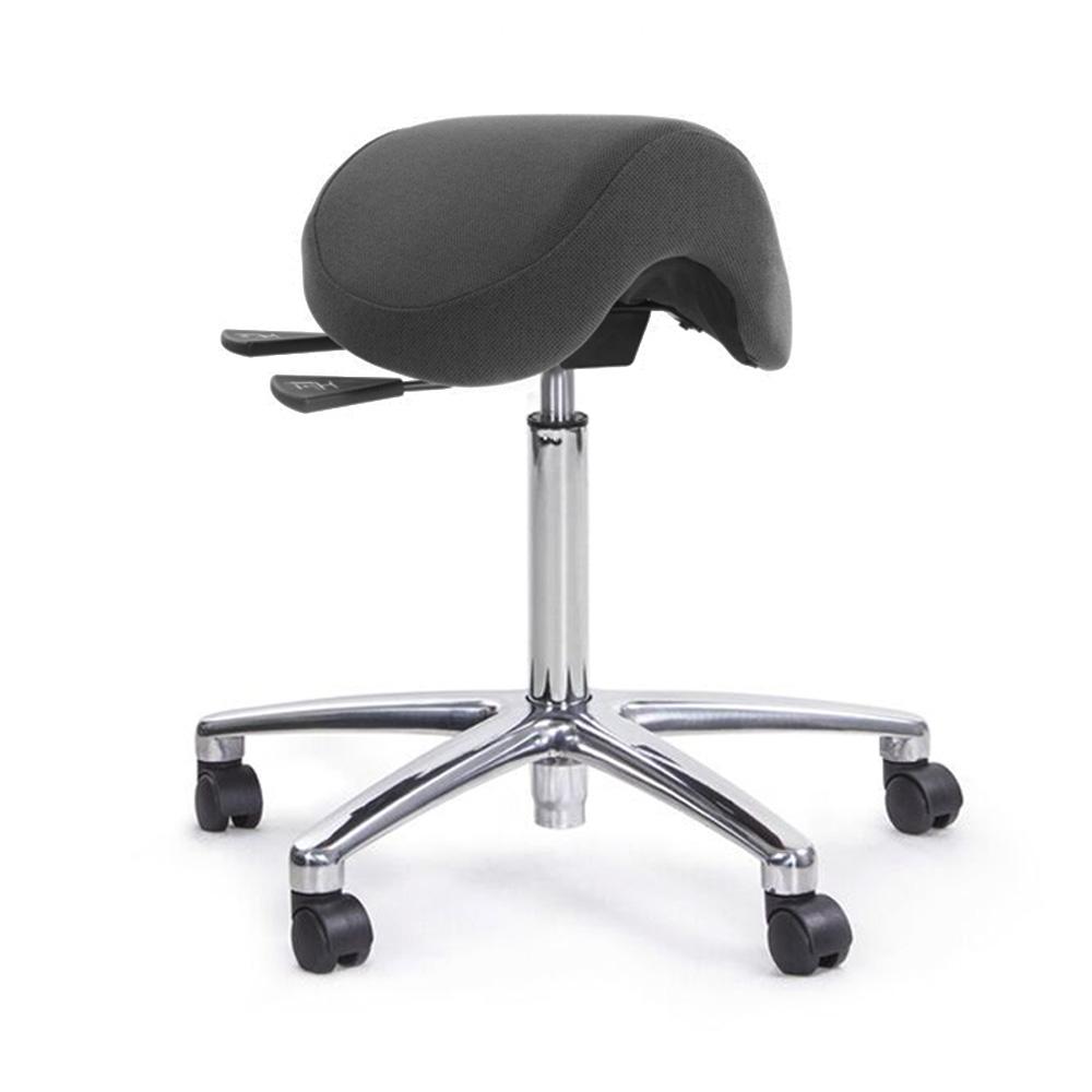 Posture Saddle Stool (with Chrome Gas and Polished Base)