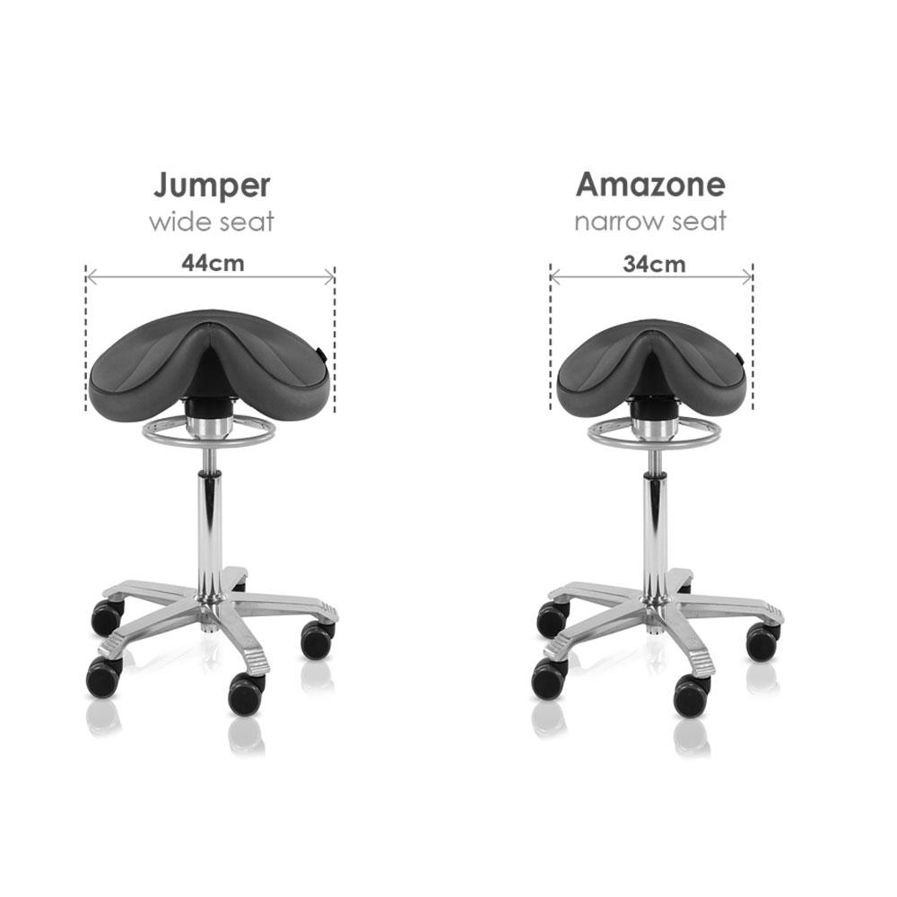 Score Jumper Tilt Saddle Chair Wider Seat Ergonomics Now