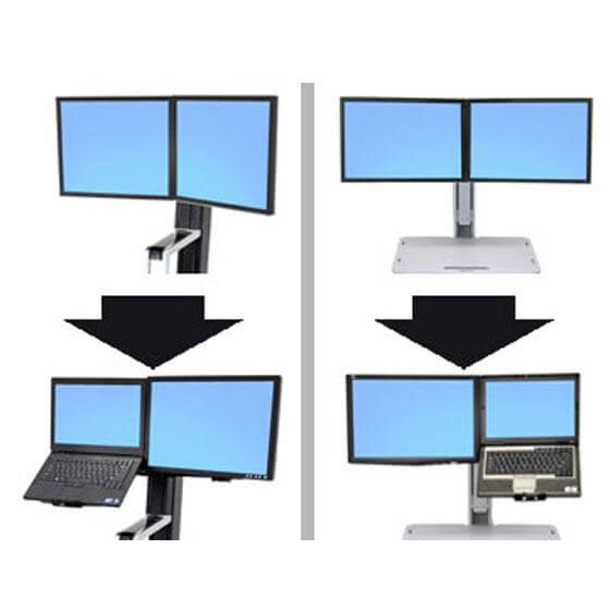 Workfit Pin Ergotron WorkFit Conversion Kit Dual to LCD and Laptop - Ergonomics Now